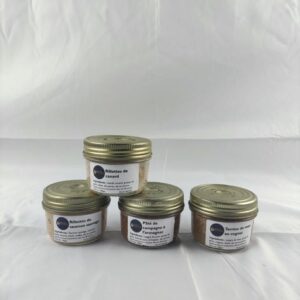 RILLETTES DE SAUMON SAUVAGE VODKA FABRICATION MAISON  180 GRS LES BOX DE BACCHUS