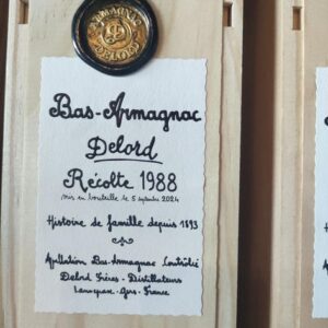 DELORD BAS ARMAGNAC 1988 70 CL