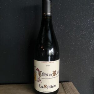 LA SOLITUDE ROUGE COTES DU RHONE 2022