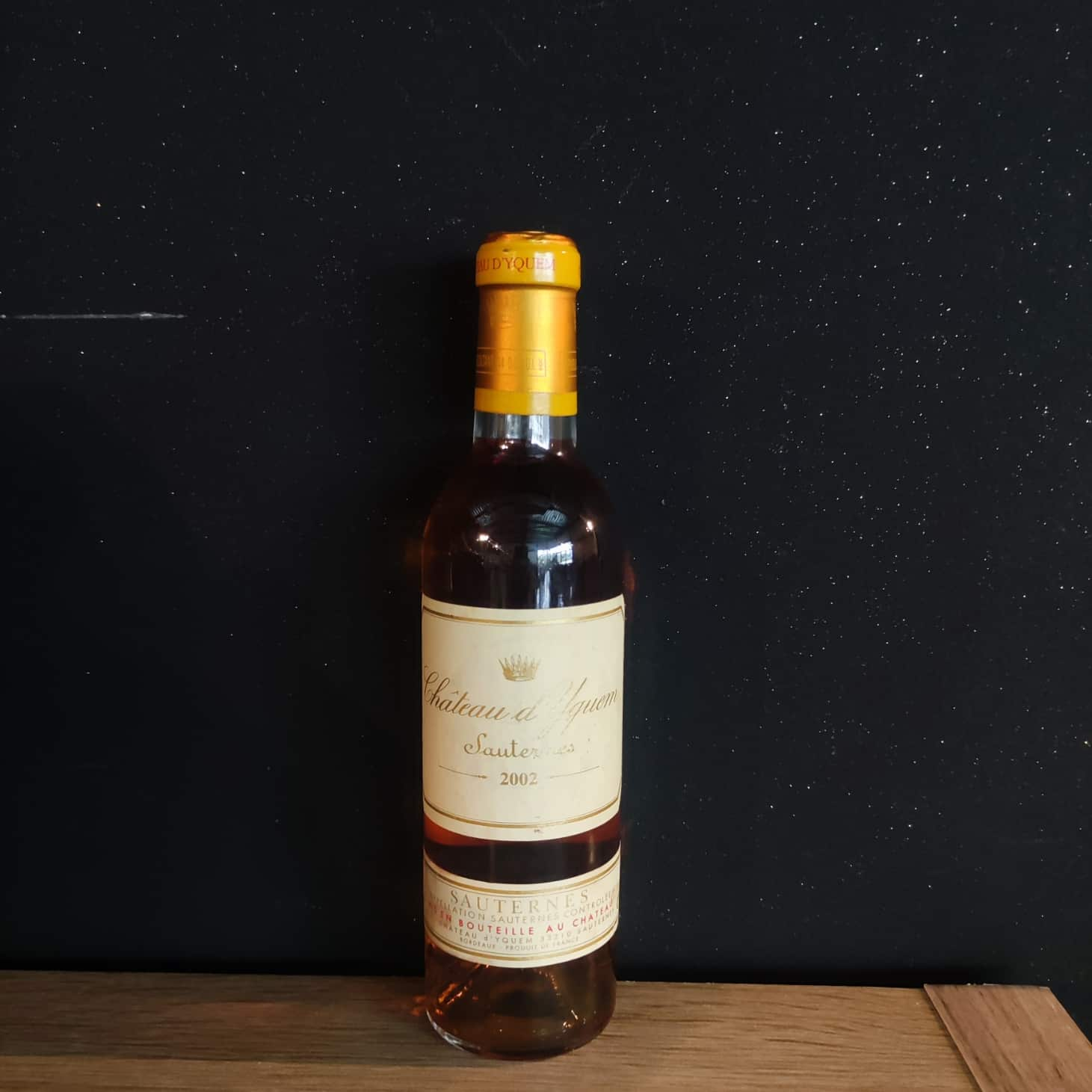 CHÂTEAU D YQUEM SAUTERNES 2002 37,5 CL