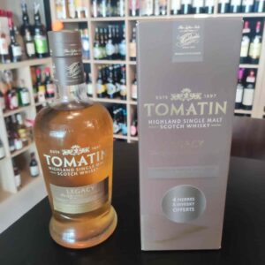 TOMATIN LEGACY BOURBON & VIRGIN OAK HERRY CASKS 12 ANS 70 CL