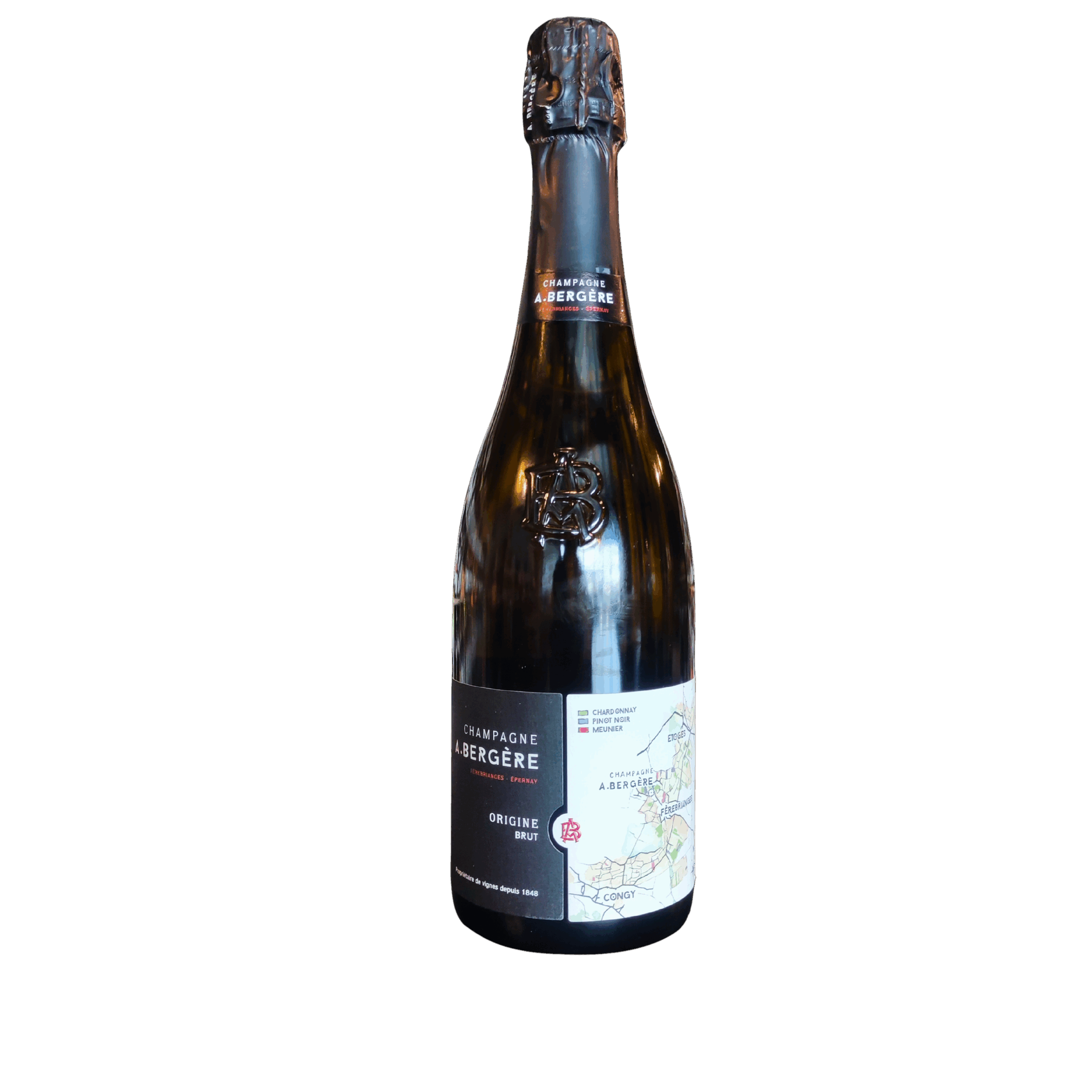 922ca991-abe3-49ba-9298-8b16041fcc4b CHAMPAGNE A BERGERE ORIGINE BRUT 75 CL 13° – Image 1