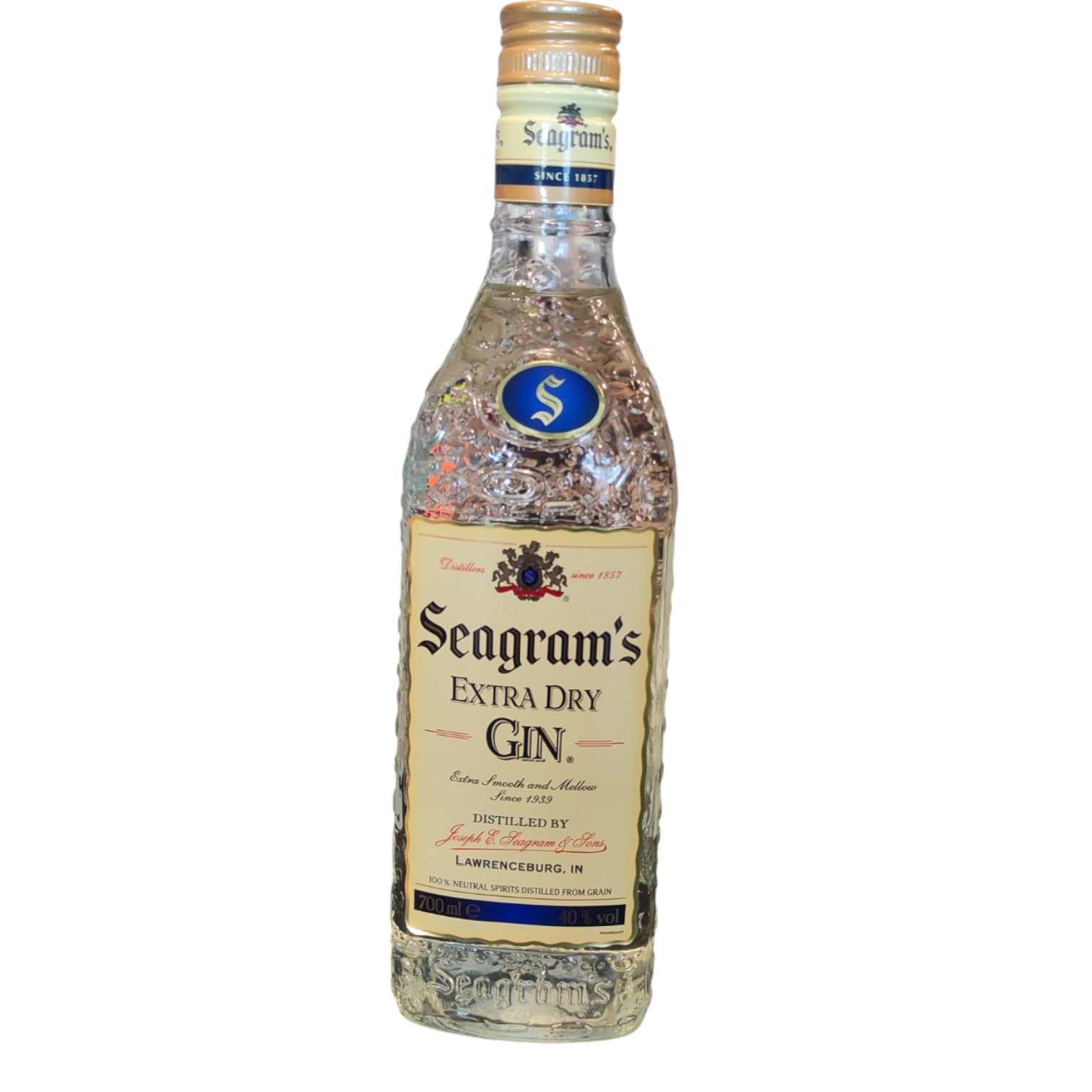 GIN0003089.jpg GIN SEAGRAM S EXTRA DRY 70 CL 40° – Image 1