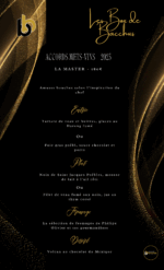 Accords Mets Vins - Menu La Master - Préparé Par Notre Chef Meidhi - Minimum De 8 Personnes, Prix Unitaire – Image 2