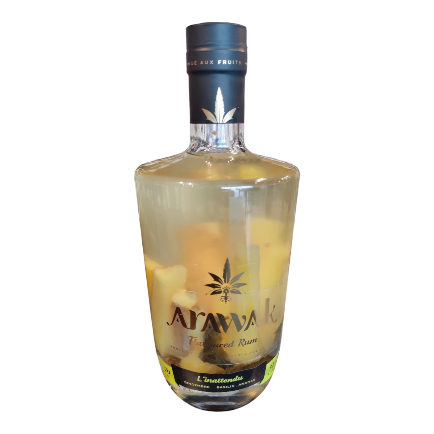 RHU0002856.jpg RHUM ARAWAK ARRANGES GINGEMBRE BASILIC ANANAS 70 CL 32° – Image 1