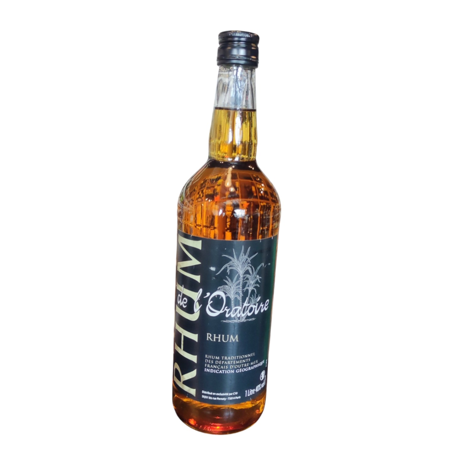 RHU0003072.jpg L ORATOIRE RHUM AMBRE TRADITIONNEL 100 CL 40° – Image 1