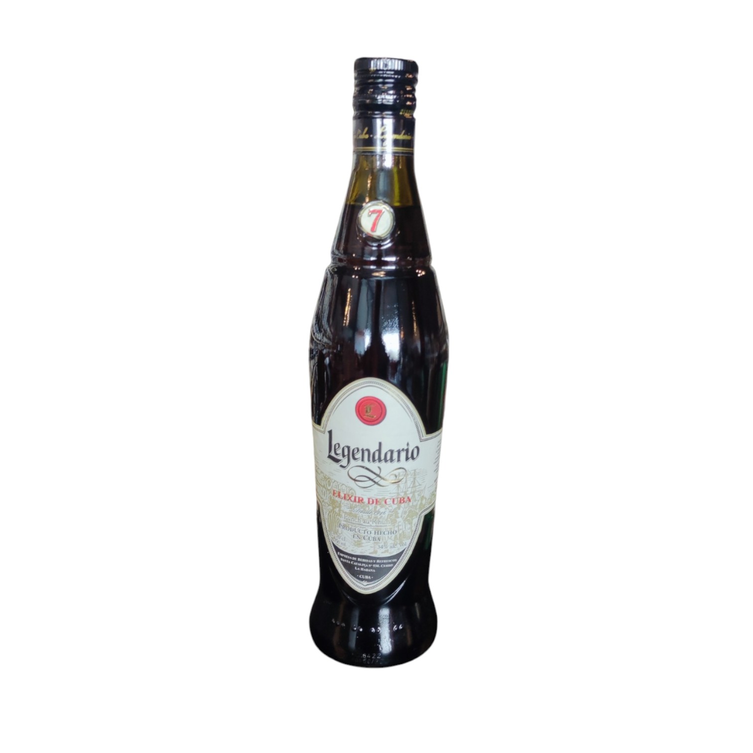 RHU0003073.jpg RHUM LEGENDARIO ELIXIR DE CUBA 70 CL 34° – Image 1