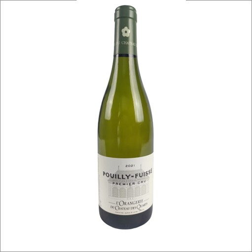VIN0001849.jpg L ORANGERIE DU CHÂTEAU DES QUARTS POUILLY FUISSE PREMIER CRU 2021 75 CL 13° – Image 1