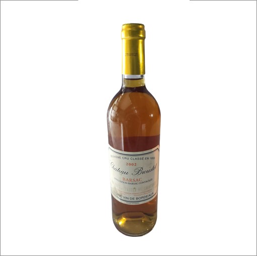 VIN0001896.jpg CHÂTEAU BROUSTET BARSAC 2002 75 CL 14° – Image 1