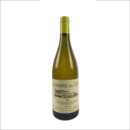 VIN0001945.jpg DOMAINE DES TOURS CLAIRETTE VIN DE PAYS DE VAUCLUSE 2020 REYNAUD 75 CL 14° – Image 1