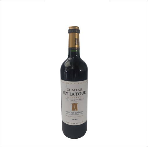 VIN0002000.jpg CHÂTEAU PEY LA TOUR RESERVE VEILLES VIGNES 2018 75 CL 15° – Image 1