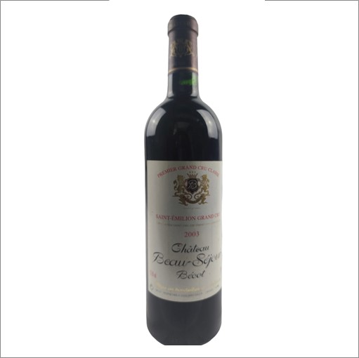VIN0002133.jpg CHÂTEAU BEAU SEJOUR BECOT SAINT EMILION GRAND CRU 2003 75 CL 13,5° – Image 1