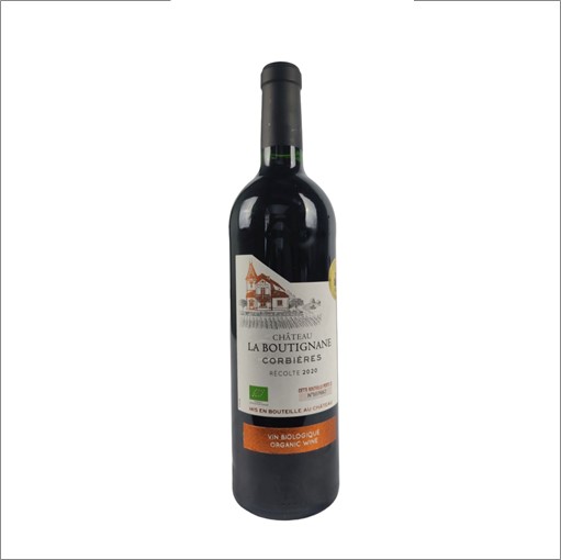 VIN0002142.jpg CHÂTEAU LA BOUTIGNANE CORBIERES 2020 75 CL 14° – Image 1
