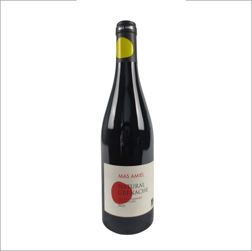 VIN0002174.jpg MAS AMIEL NATUREL GRENACHE VIN DE PAYS DES COTES CATALANES 2020 75 CL 14,5° – Image 1