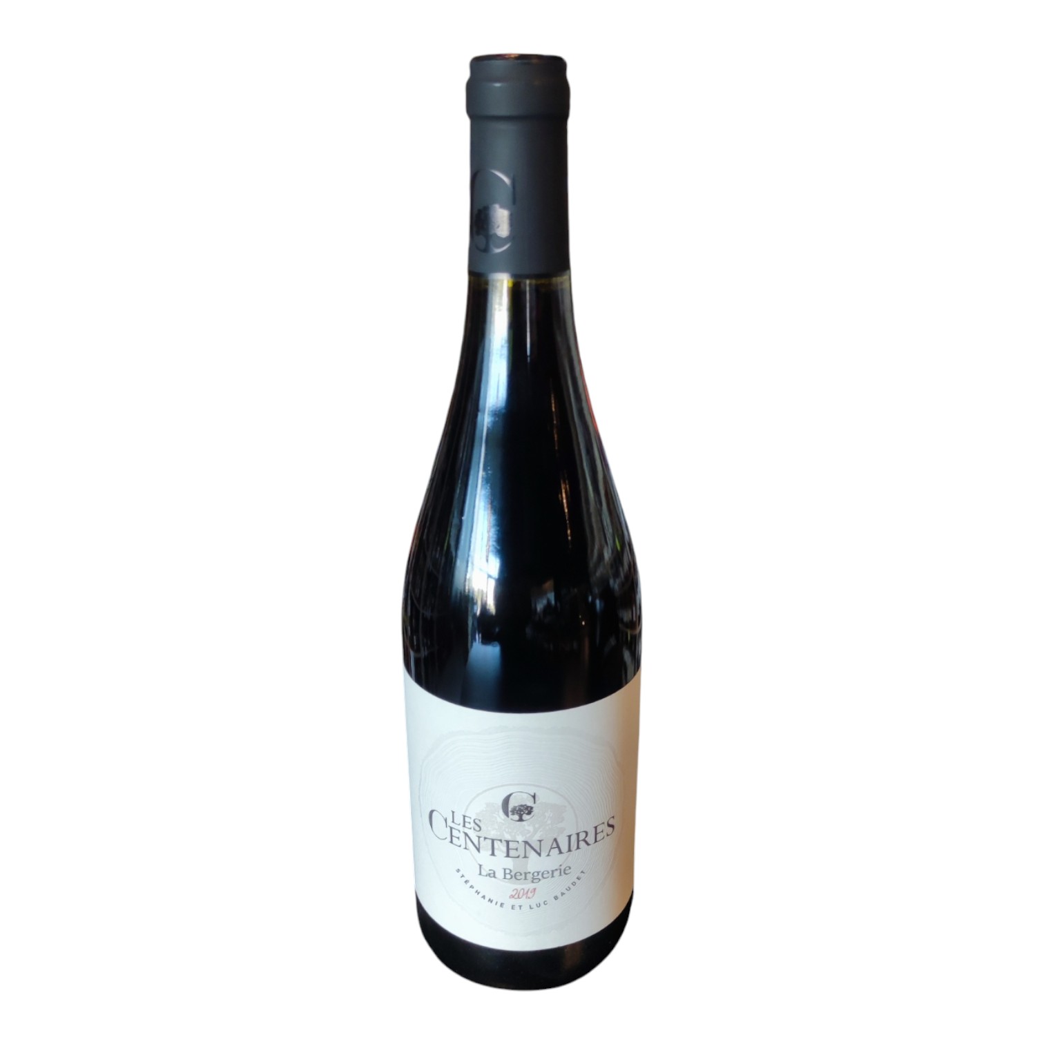 VIN0002458.jpg LES CENTENAIRES LA BERGERIE COSTIERES DE NIMES 2019 BAUDET 75 CL 13° – Image 1