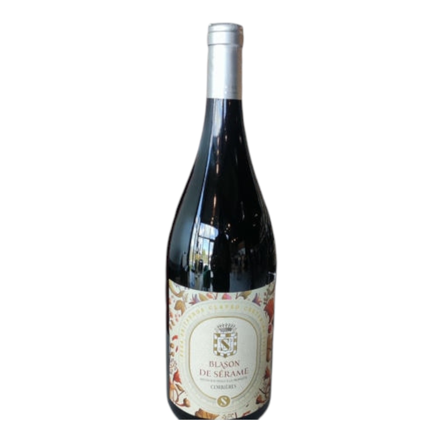 VIN0002579.jpg BLASON DE SERAME ROUGE CORBIERES 2022 SERAME 150 CL 14,5° – Image 1