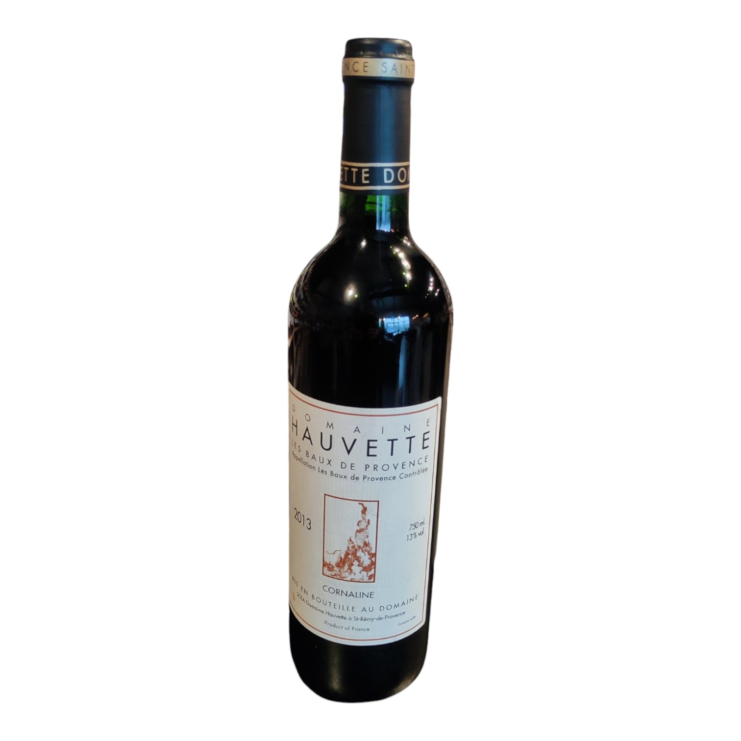 VIN0002926.jpg DOMAINE HAUVETTE CORNALINE BAUX DE PROVENCE 2013 75 CL 13,5° – Image 1