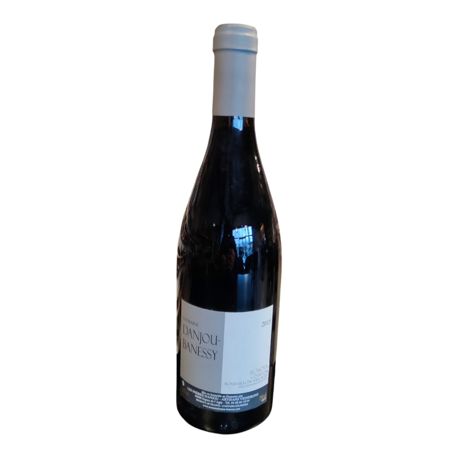 VIN0002934.jpg DANJOU BANESSY ROBOUL COTE DU ROUSSILLON VILLAGE RGE 2015 75 CL 13° – Image 1