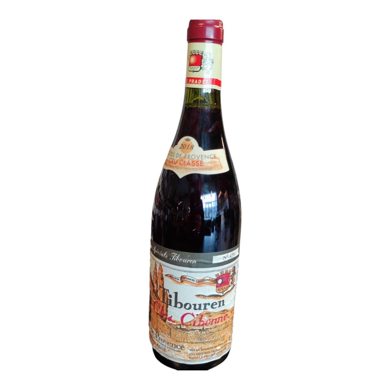 VIN0002944.jpg CLOS CIBONE TIBOUREN CC COTES DE PROVENCE RGE 2018 75 CL 13° – Image 1