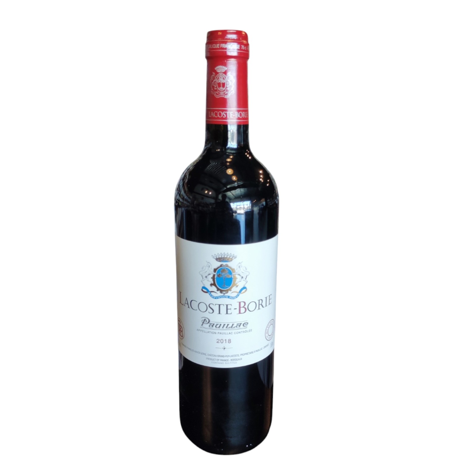 VIN0003040.jpg CHÂTEAU LACOSTE BORIE PAUILLAC 2018 75 CL 12,5° – Image 1