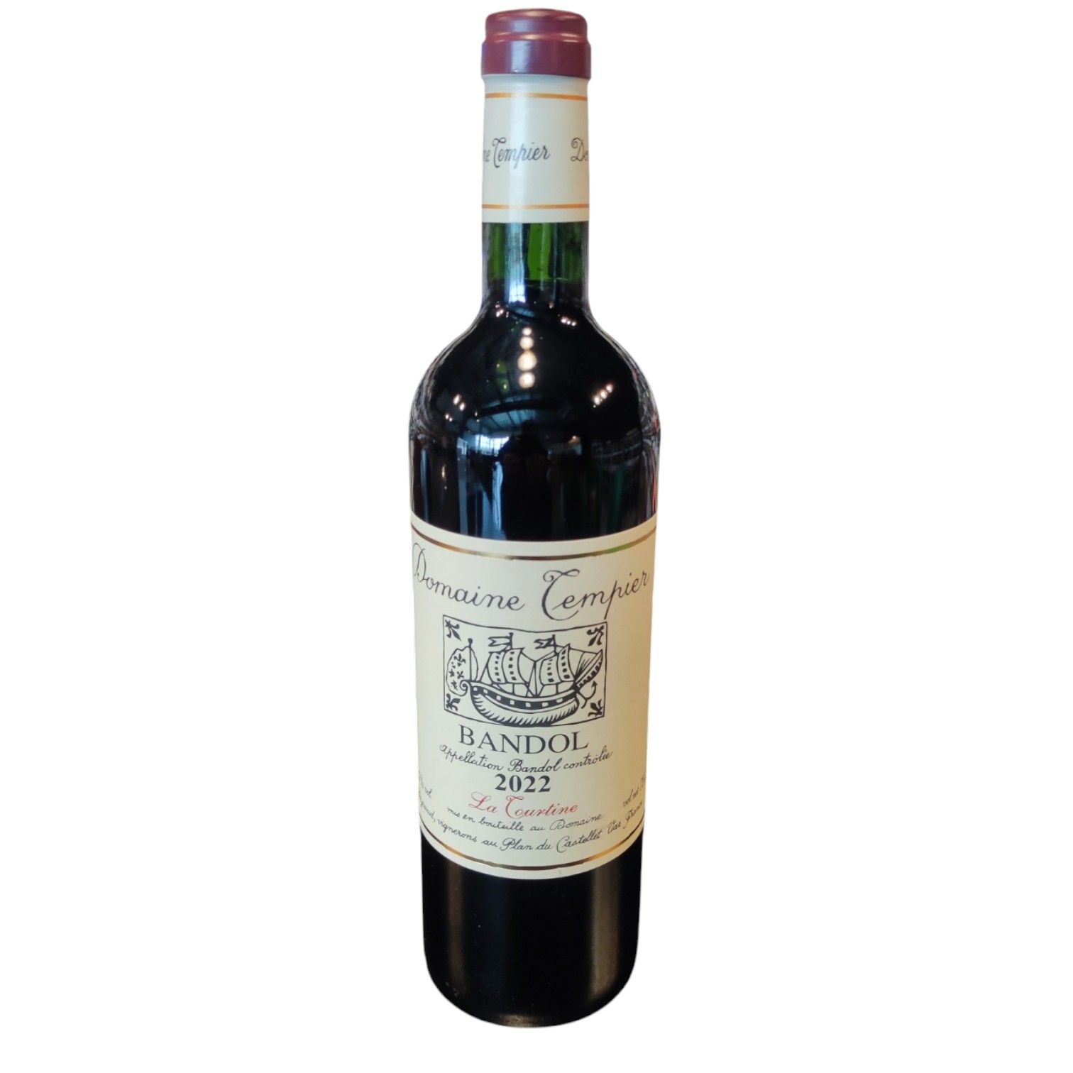 VIN0003170.jpg DOMAINE TEMPIER LA TOURTINE BANDOL ROUGE 2022 75 CL 14° – Image 1