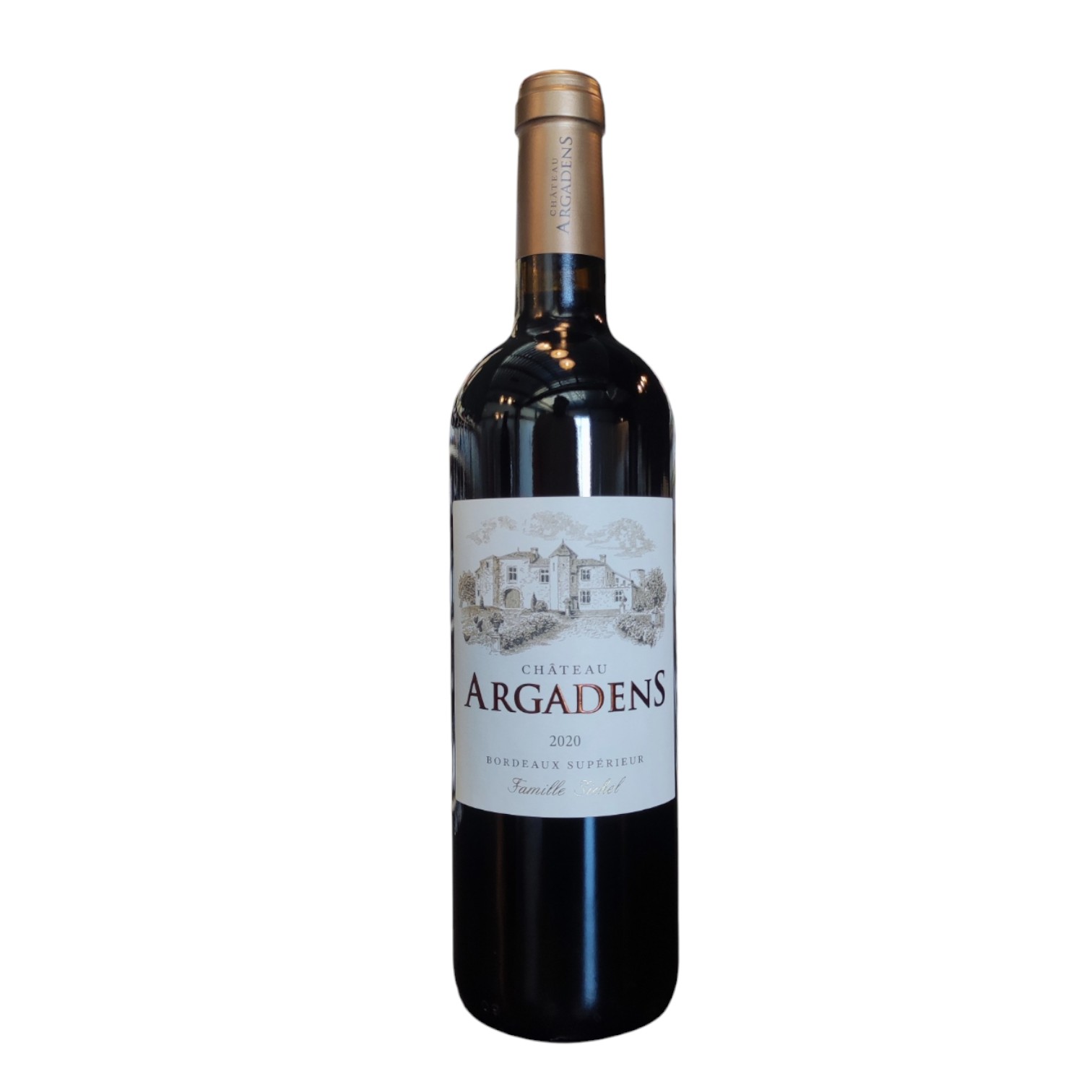 VIN0003240.jpg CHATEAU ARGADENS BORDEAUX SUPERIEUR 2020 SICHEL 75 CL 14° – Image 1