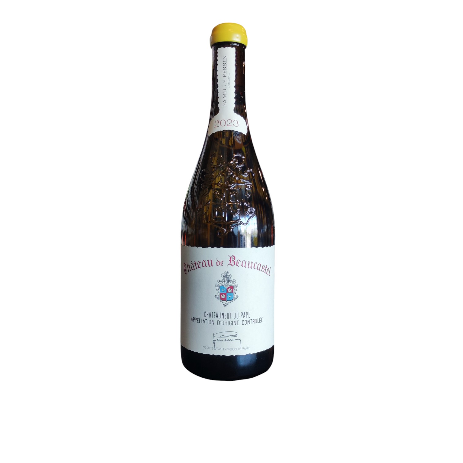 VIN0003292-1.jpg CHATEAU DE BEAUCASTEL BLANC CHATEAUNEUF DU PAPE 2023 75 CL 14° – Image 1