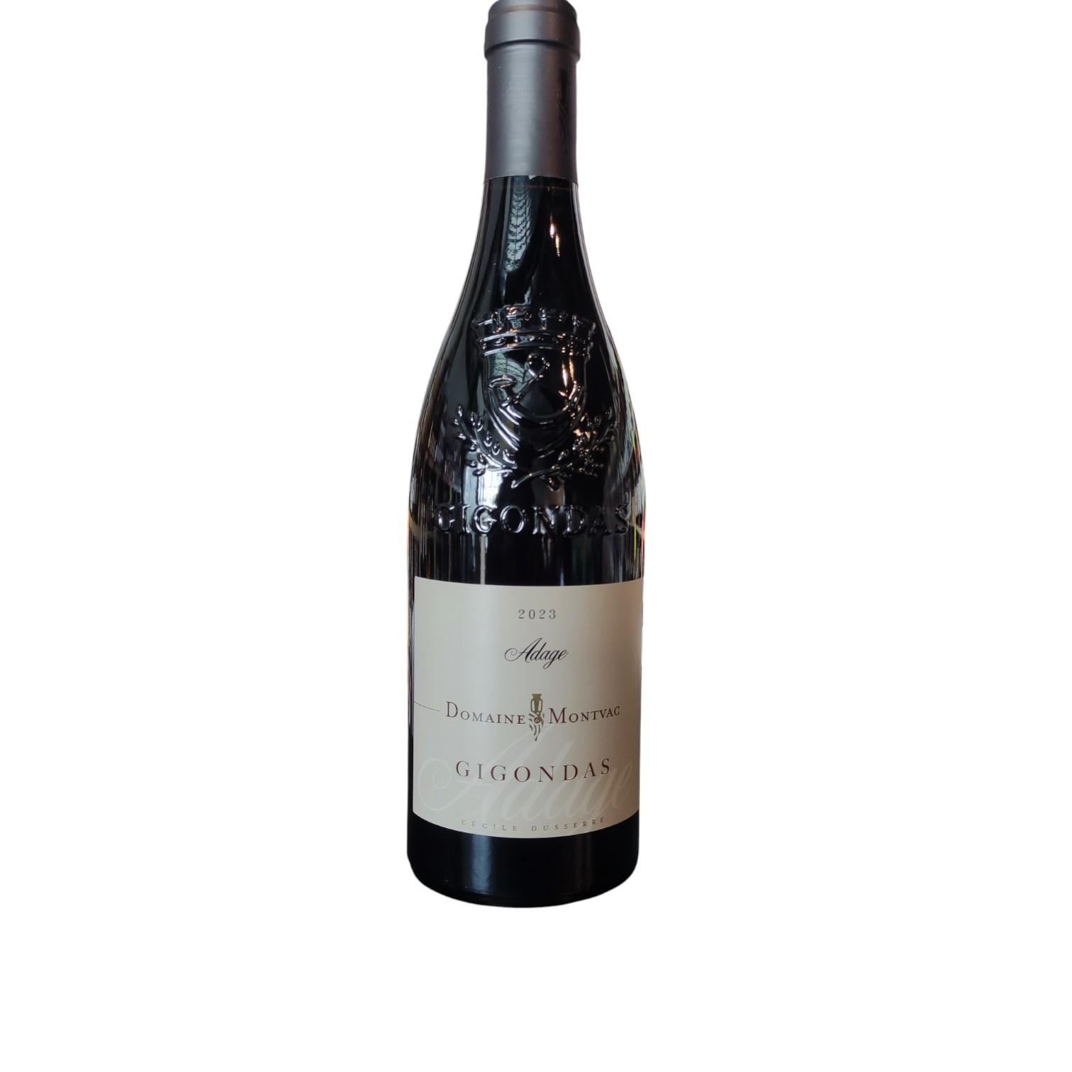 VIN0003293-1.jpg GIGONDAS DOMAINE MONTVAC ADAGE 2023 DUSSERRE 75 CL 14,5° – Image 1