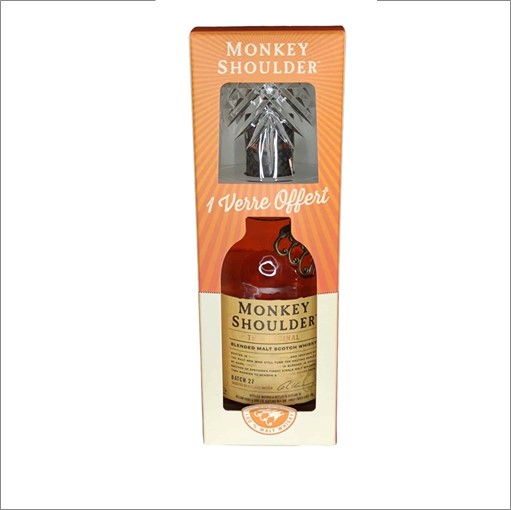 WHI0002236.jpg MONKEY SHOULDER THE ORIGINAL + 1 VERRE 70 CL 40° – Image 1