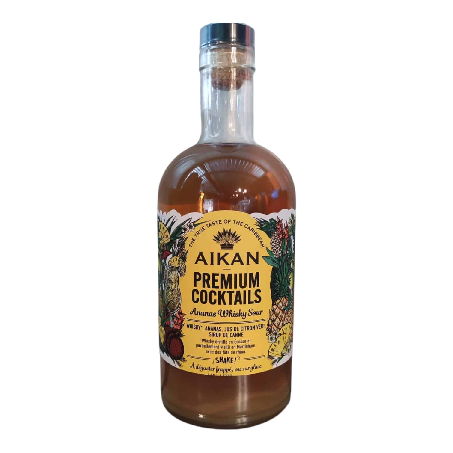 WHI0002774.jpg AIKAN WHISKY ARRANGES ANANAS LIMES 70 CL 24,5° – Image 1