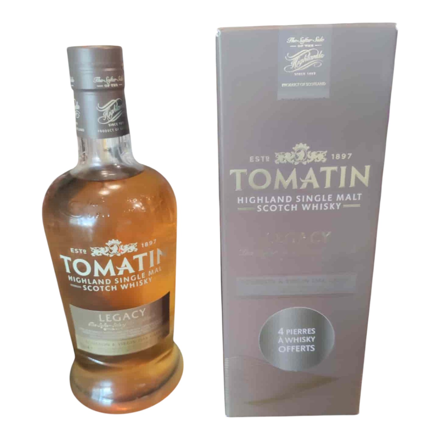 WHI0002781.jpg WHISKY TOMATIN LEGACY BOURBON & VIRGIN OAK CHERRY CASKS 12 ANS 70 CL 40° – Image 1