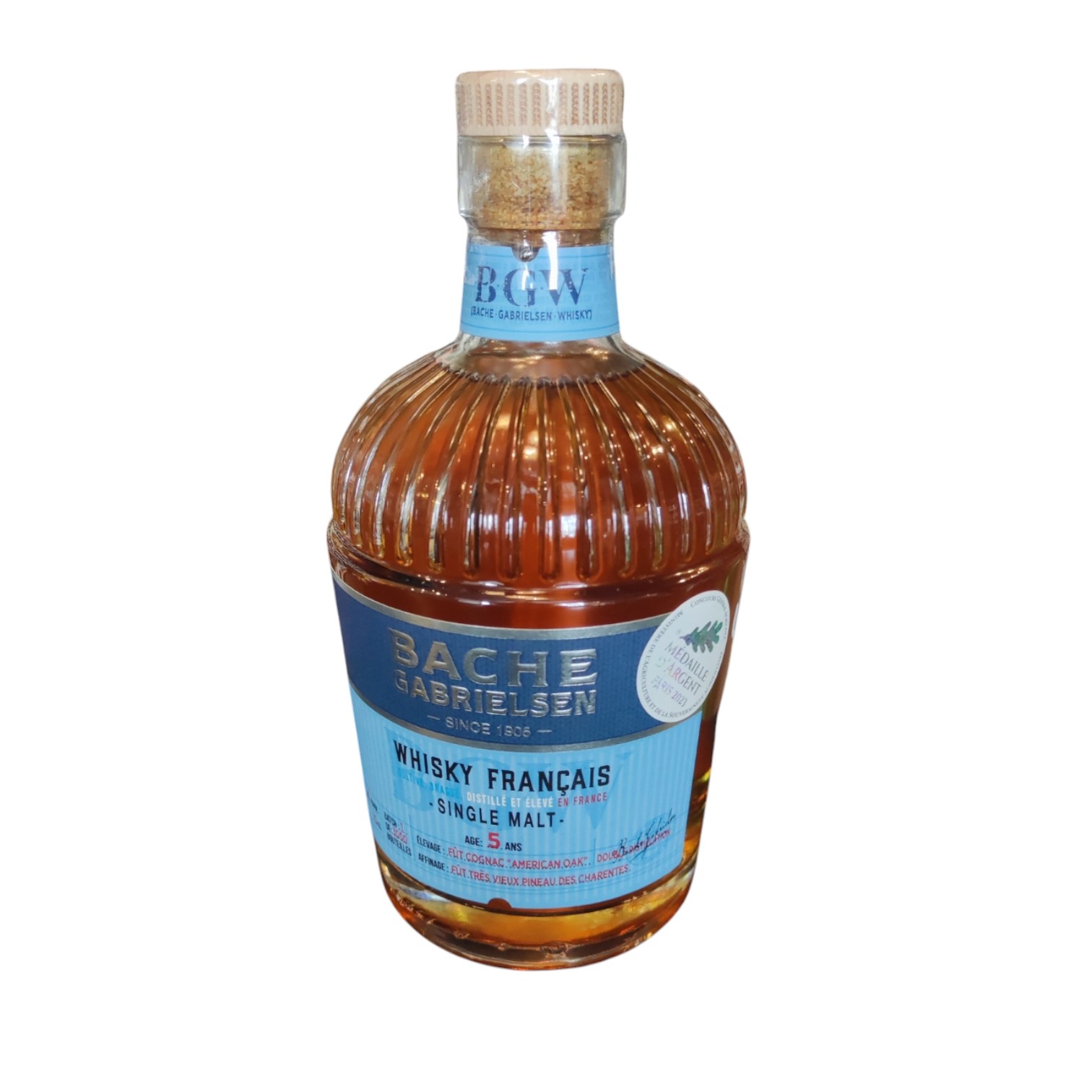 WHI0003079.jpg Whisky Bache Gabrielsen Single Malt Francais 70 cl 41° – Image 1