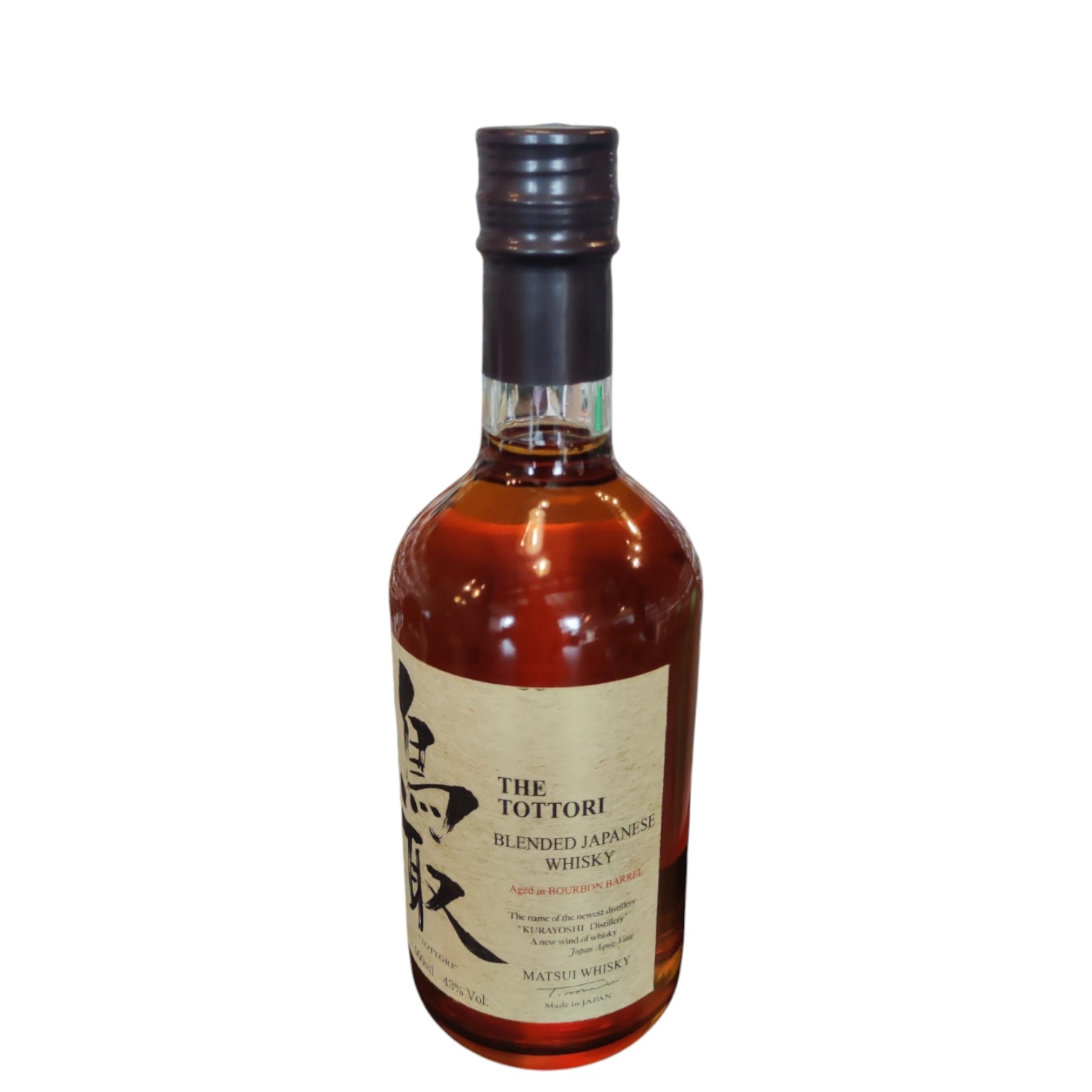 WHI0003119.jpg WHISKY THE TOTTORI BLENDED BOURBON BARREL 50 CL 43° – Image 1