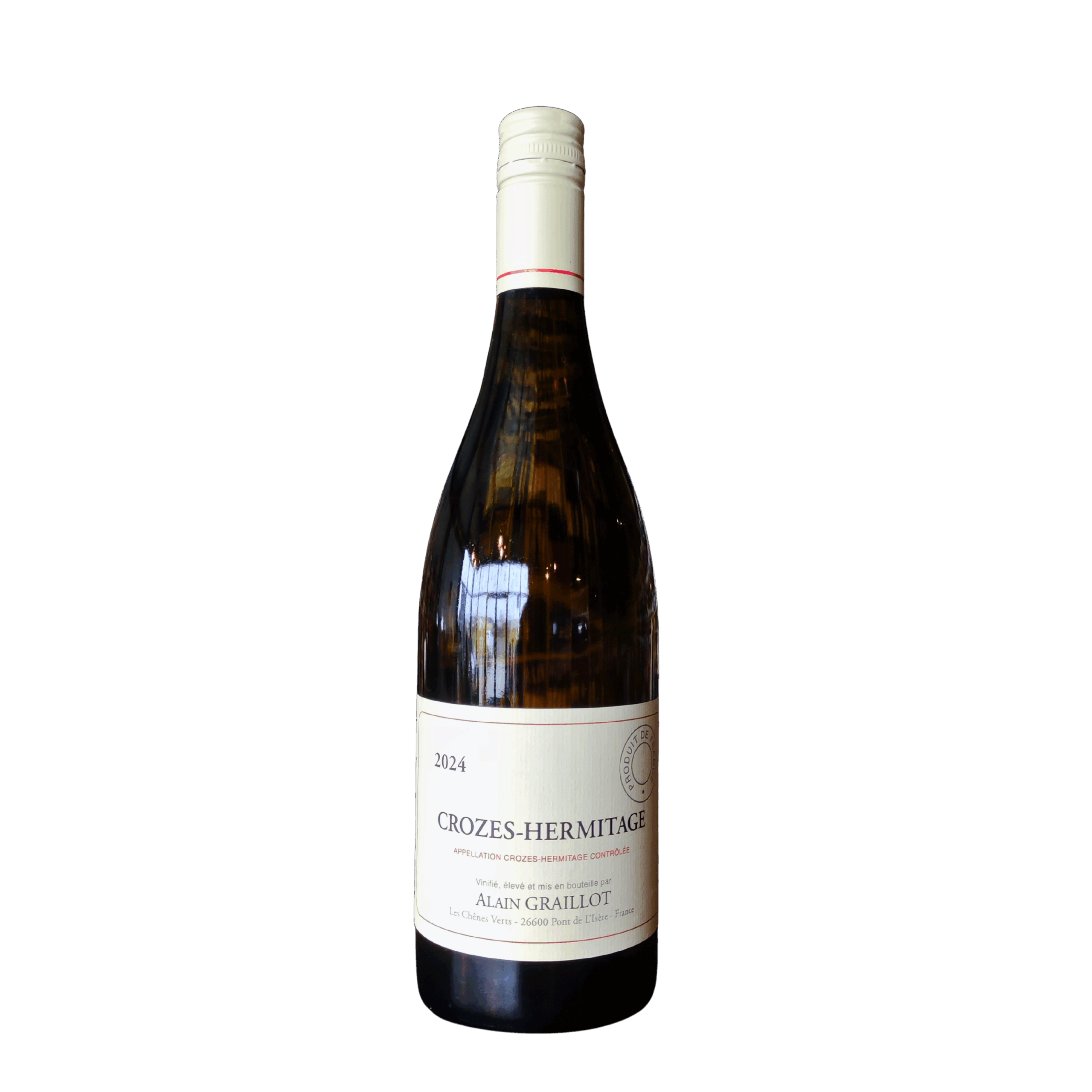 25fd024d-6348-4335-9c18-a34fd2e83787 ALAIN GRAILLOT, CROZES HERMITAGE BLANC 2024, 75CL – Image 1