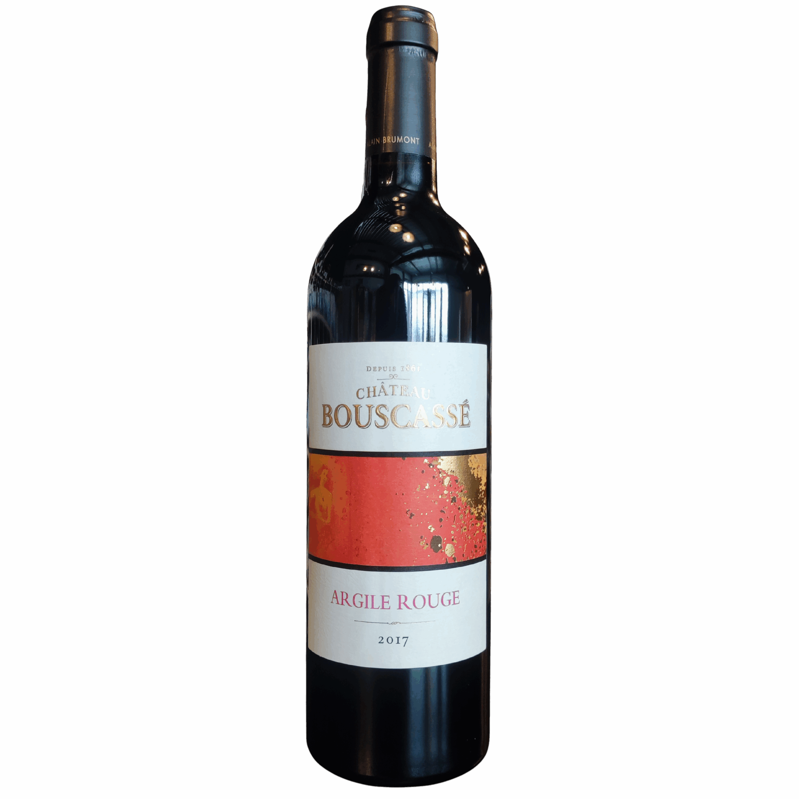 639129e1-d897-49d5-a8a0-e749fe0a2b36 CHÂTEAU BOUSCASSE ARGILE ROUGE MADIRAN 2017 BRUMONT 75 CL 13,5° – Image 1