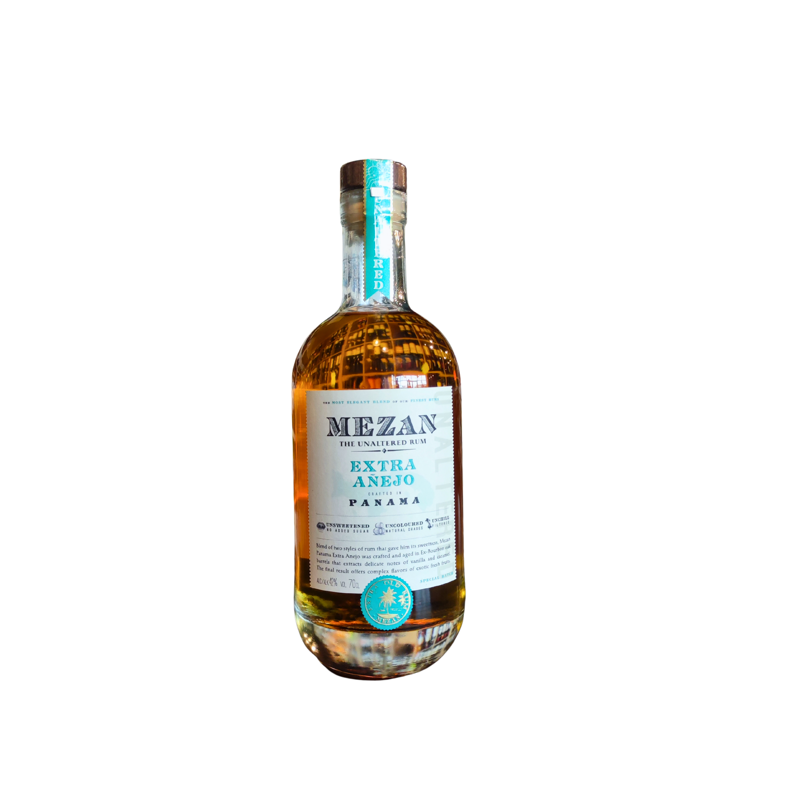 33ae4cf4-6248-4375-b961-7b687dc0d946 RHUM MEZAN, PANANA EXTRA ANEJO, 70 CL 40° – Image 1