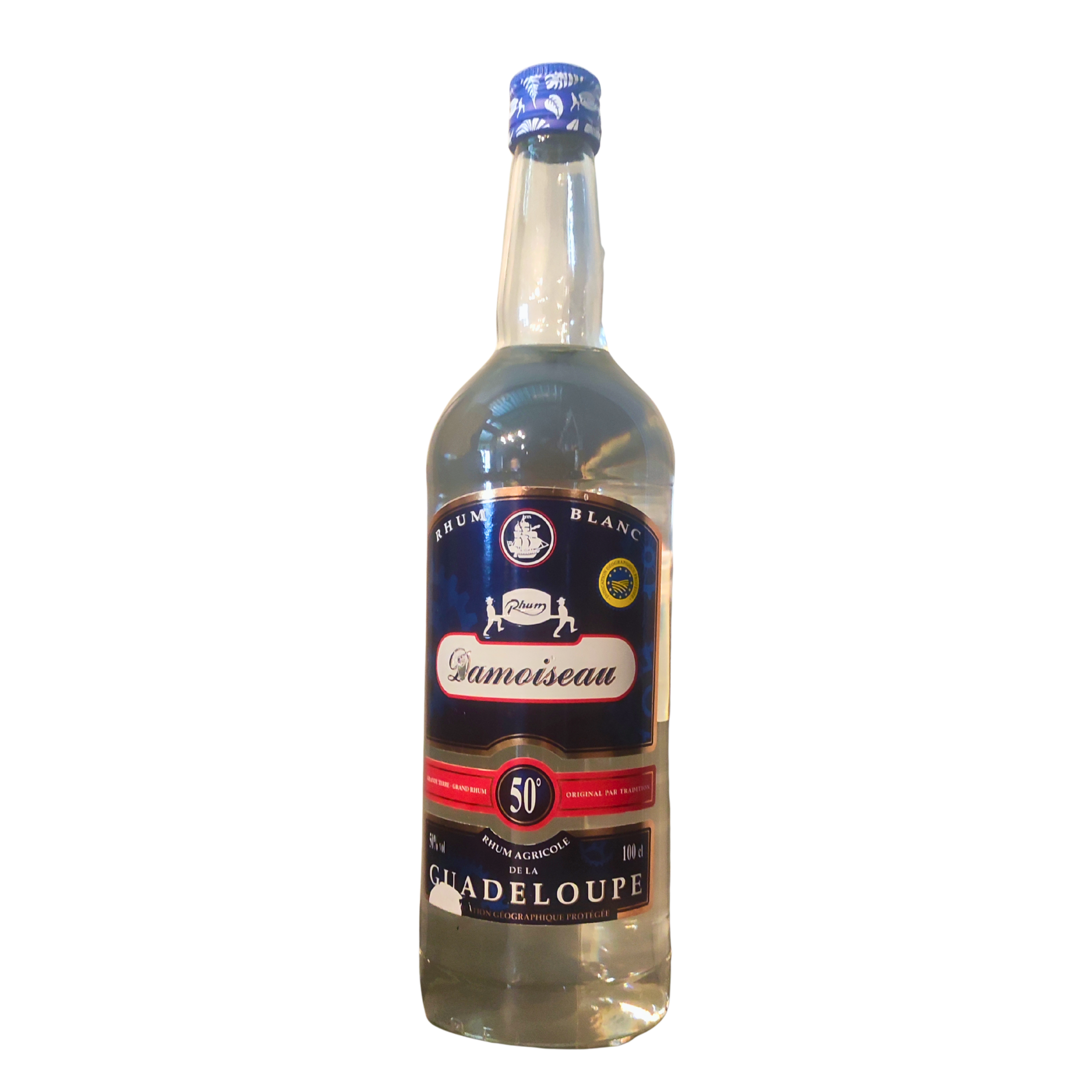 17d58cb0-91ca-4949-aa22-7741a6e98eff Rhum Agricole Blanc Damoiseau, 100cl, 50° – Image 1