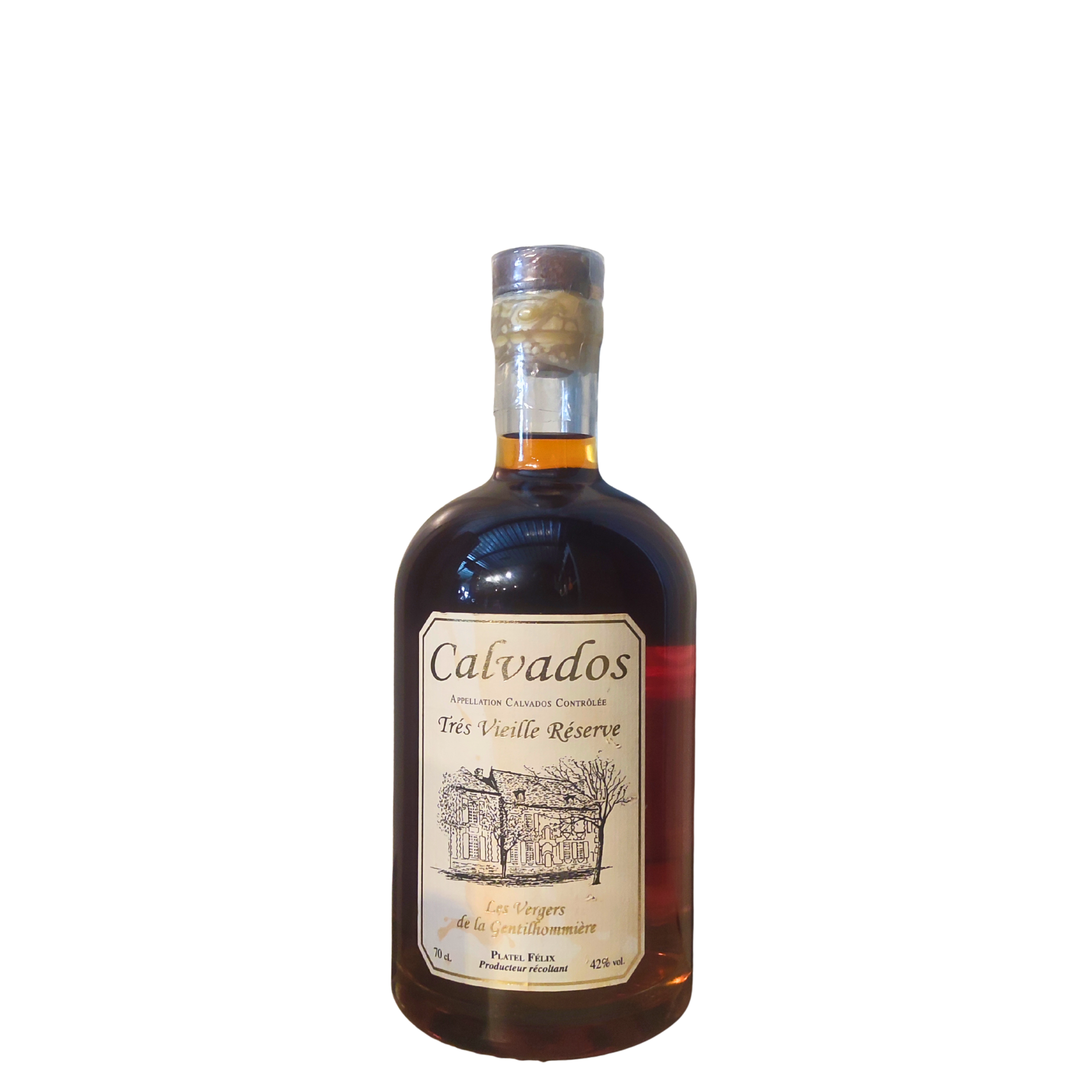 31d4853c-3c49-4bc8-9884-87286d51df63 Calvados Tres Vieille Reserve, Domaine De La Gentilhommiere, 70cl, 42° – Image 1