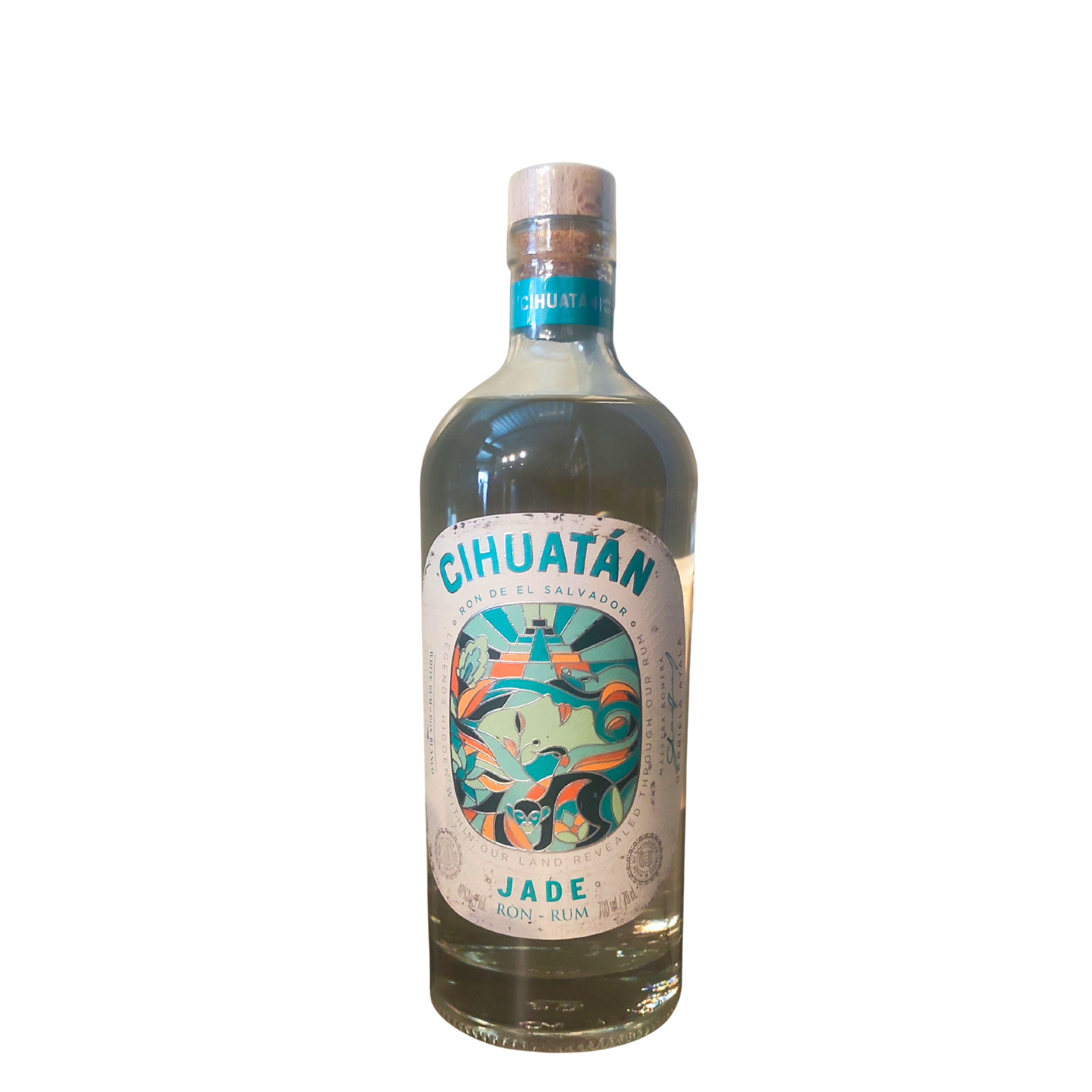 41a00157-ce09-4fa7-bcd3-2fa29f3c17ec Ron Cihuatan Salvador, Jade, Blanc, 70cl, 40° – Image 1