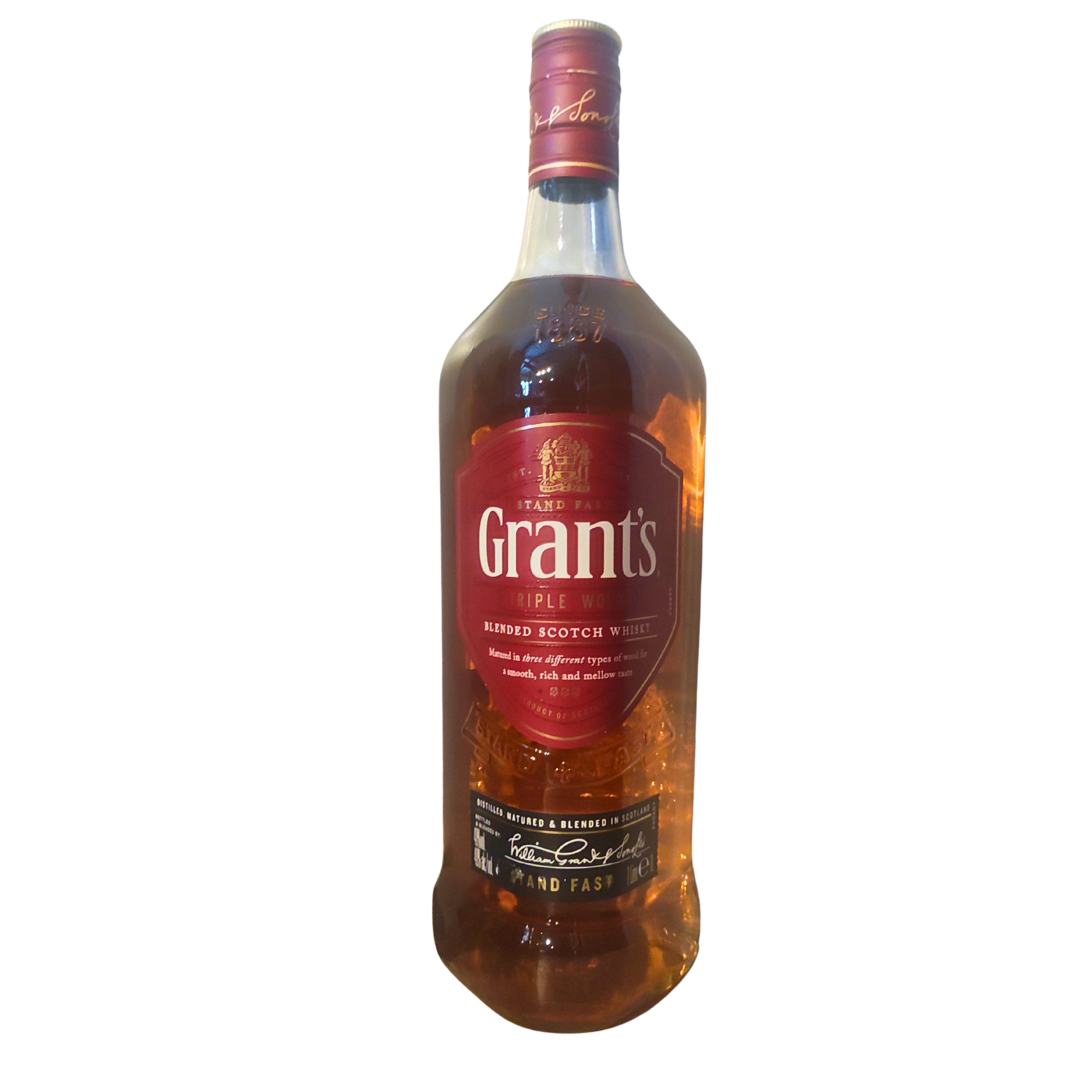 6274caa5-739e-4729-bc52-8641f7975020 Whisky Grant's Triple Wood, 100cl, 40° – Image 1