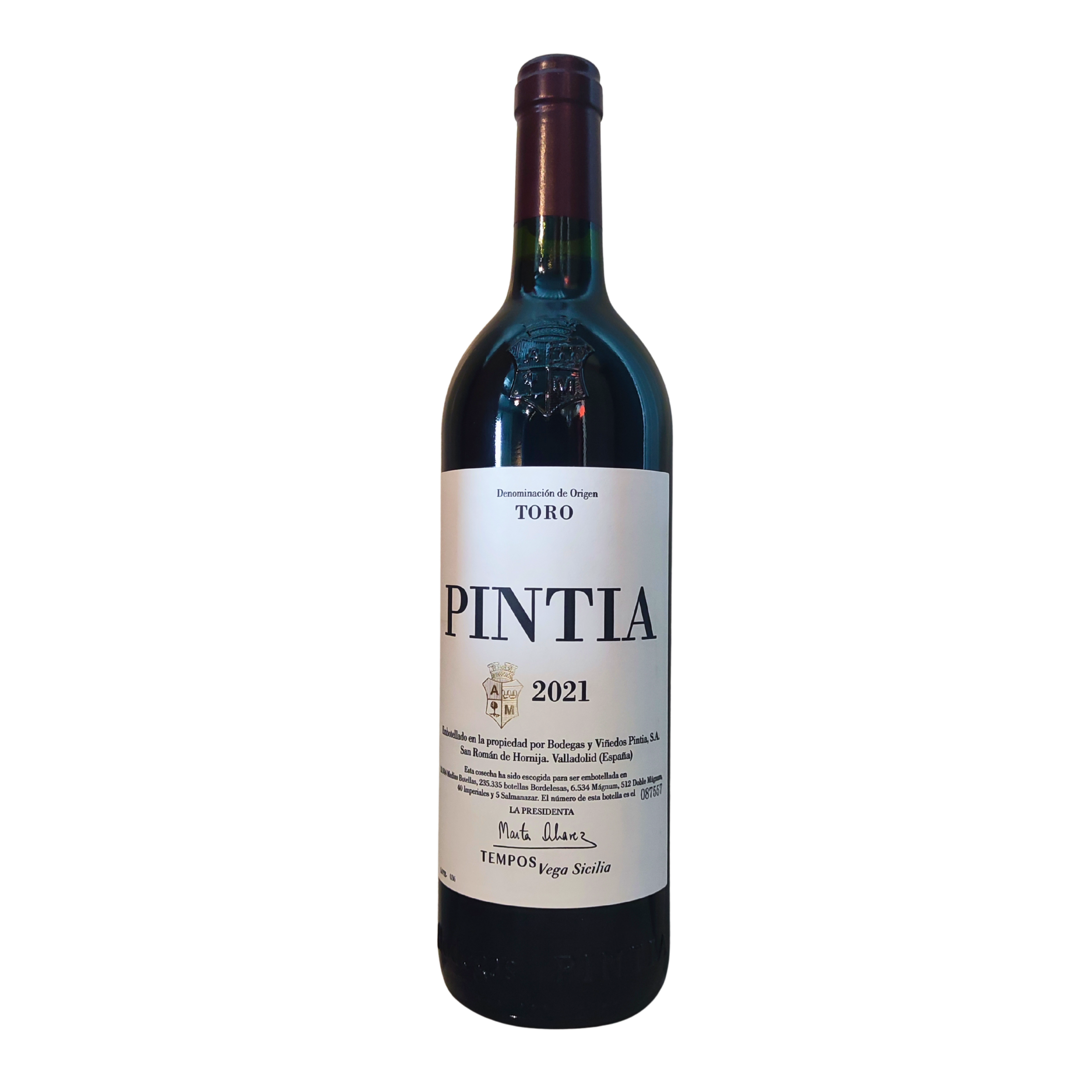 29a22975-9fd8-40f2-bcab-f21d4b9d6fc5 Pintia 2021, Do Toro, Vega Sicilia, 75Cl, 15° – Image 1