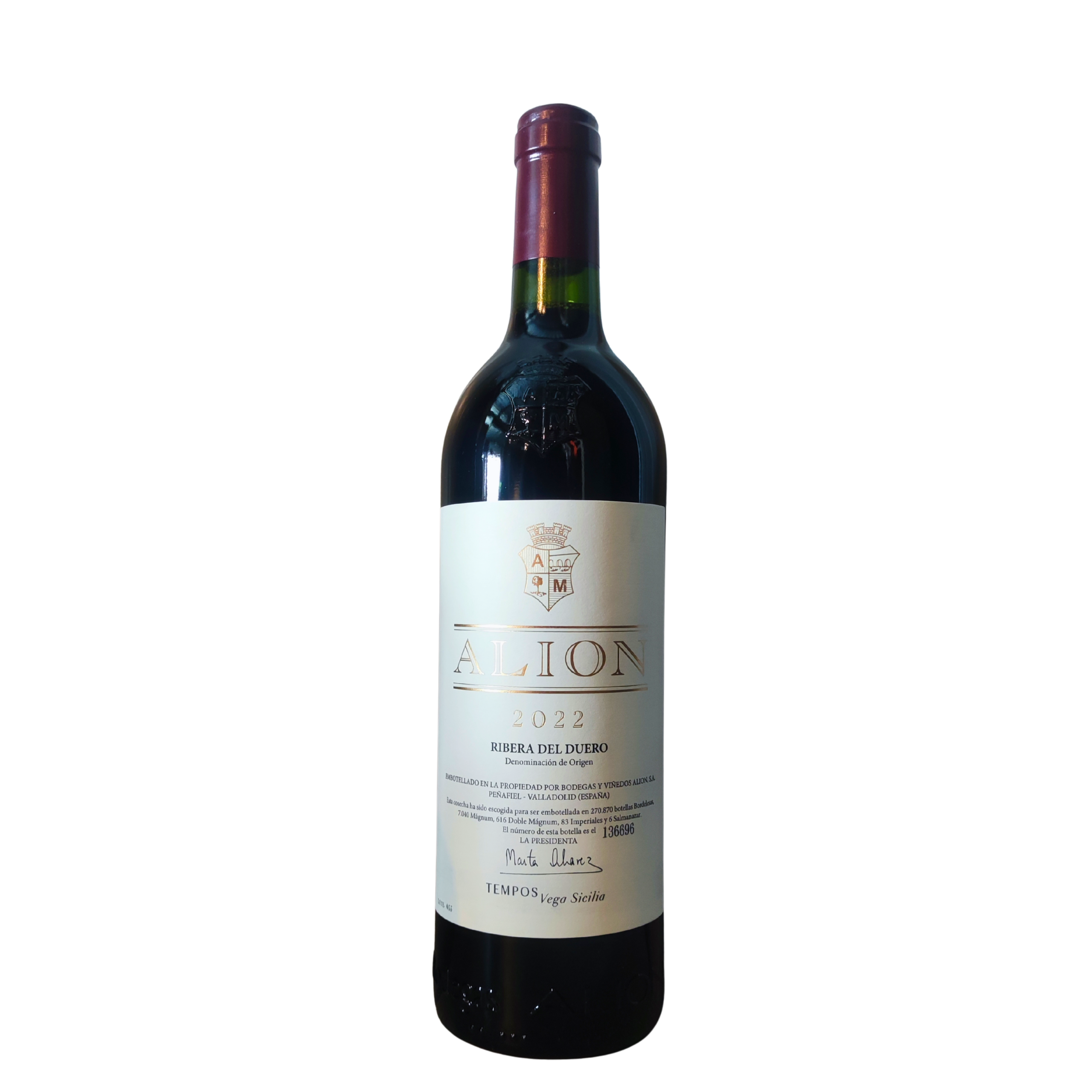 67b3d88c-61a2-4324-95a4-610f5d9d430c Alion 2022, Vega Sicilia, Ribera Del Duero, 75Cl, 15° – Image 1