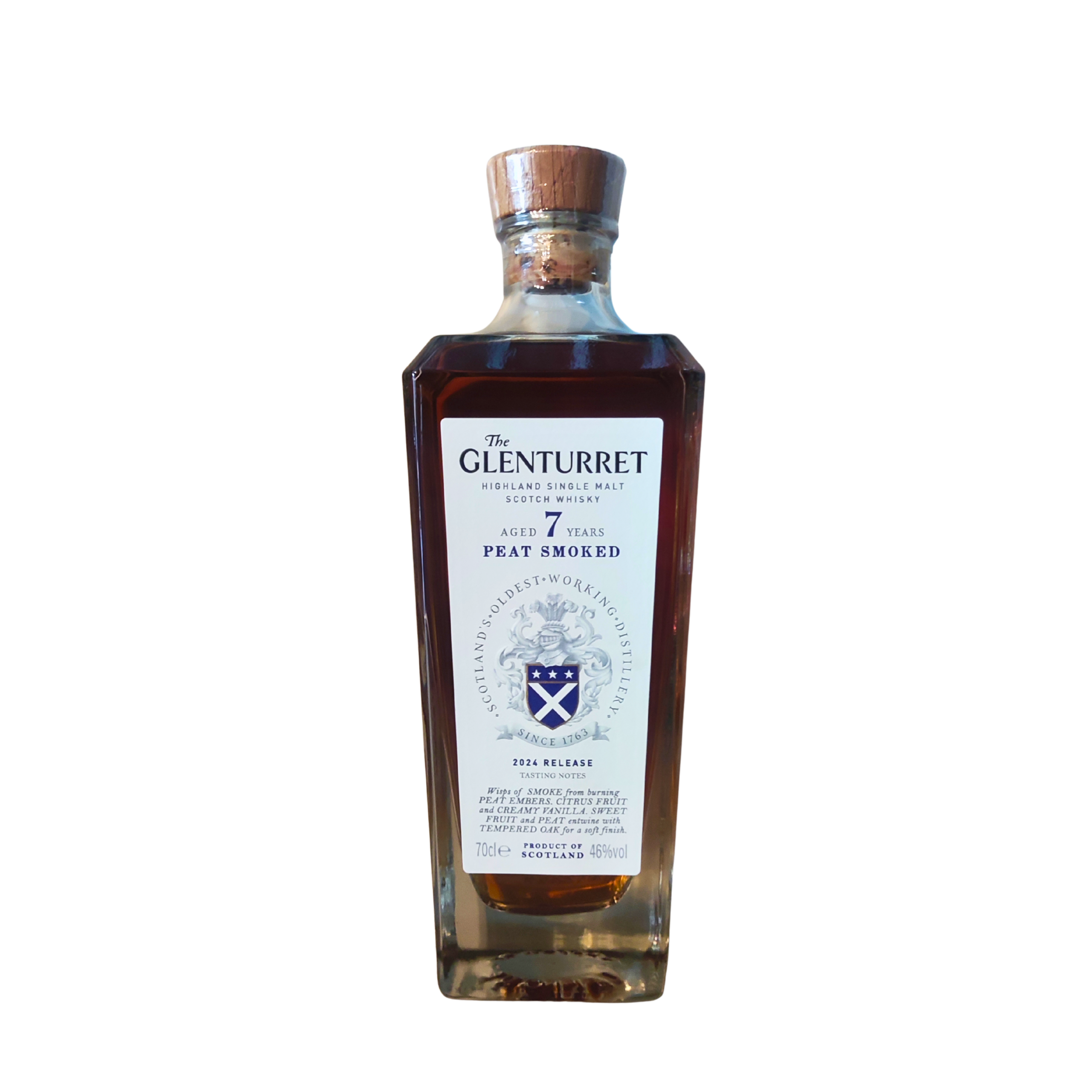 9a68efb7-1b8b-4d5f-a639-9c385c1ba3f5 Whisky The Glenturret, 7 Ans Peat Smoke, Release 2024, 46°, 70Cl – Image 1