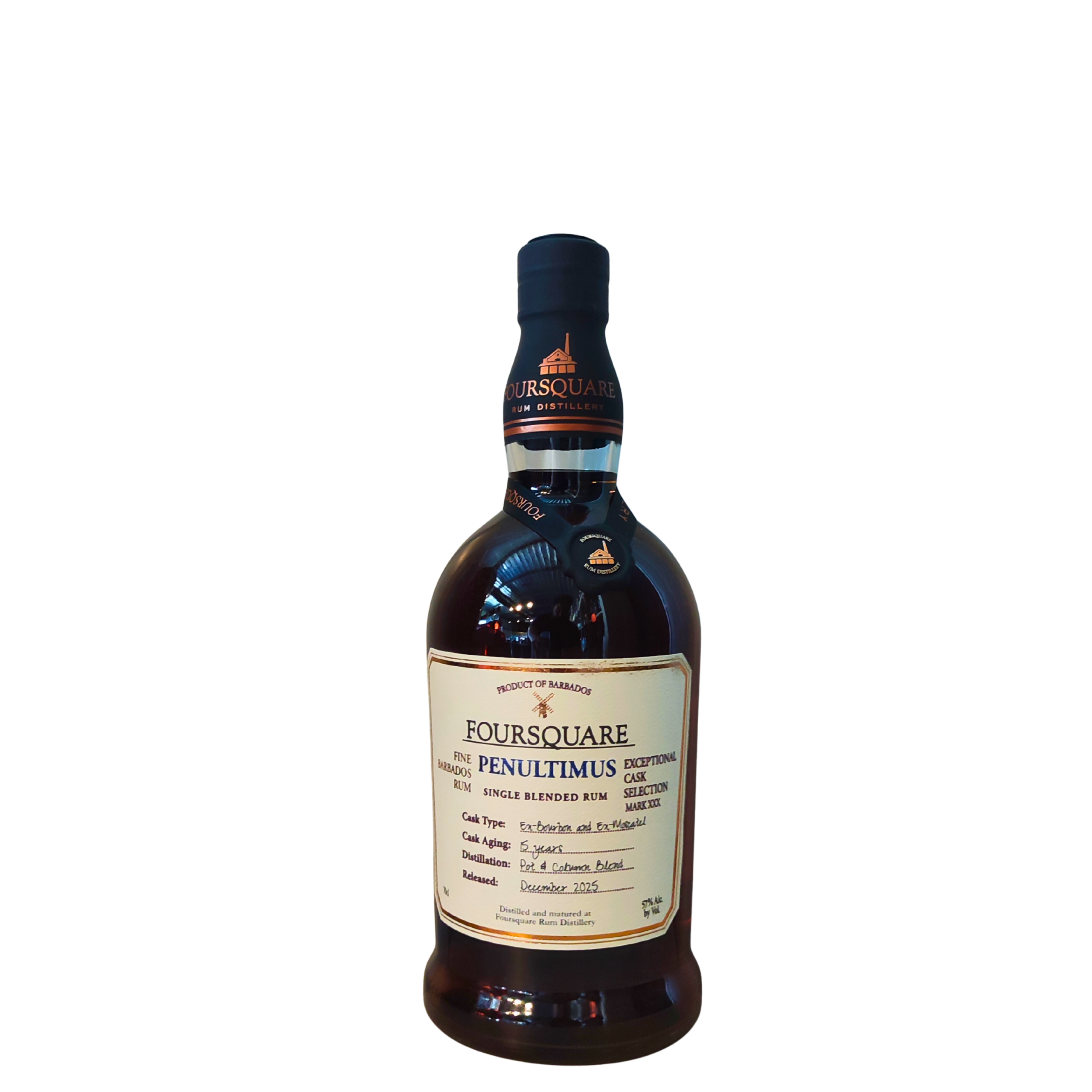 0cb295e0-1fc9-4965-b2d9-7e3a27ceac62 Rhum, Foursquare Penultimus, limited Edition Fine Barbados Rum, 70Cl, 57° – Image 1