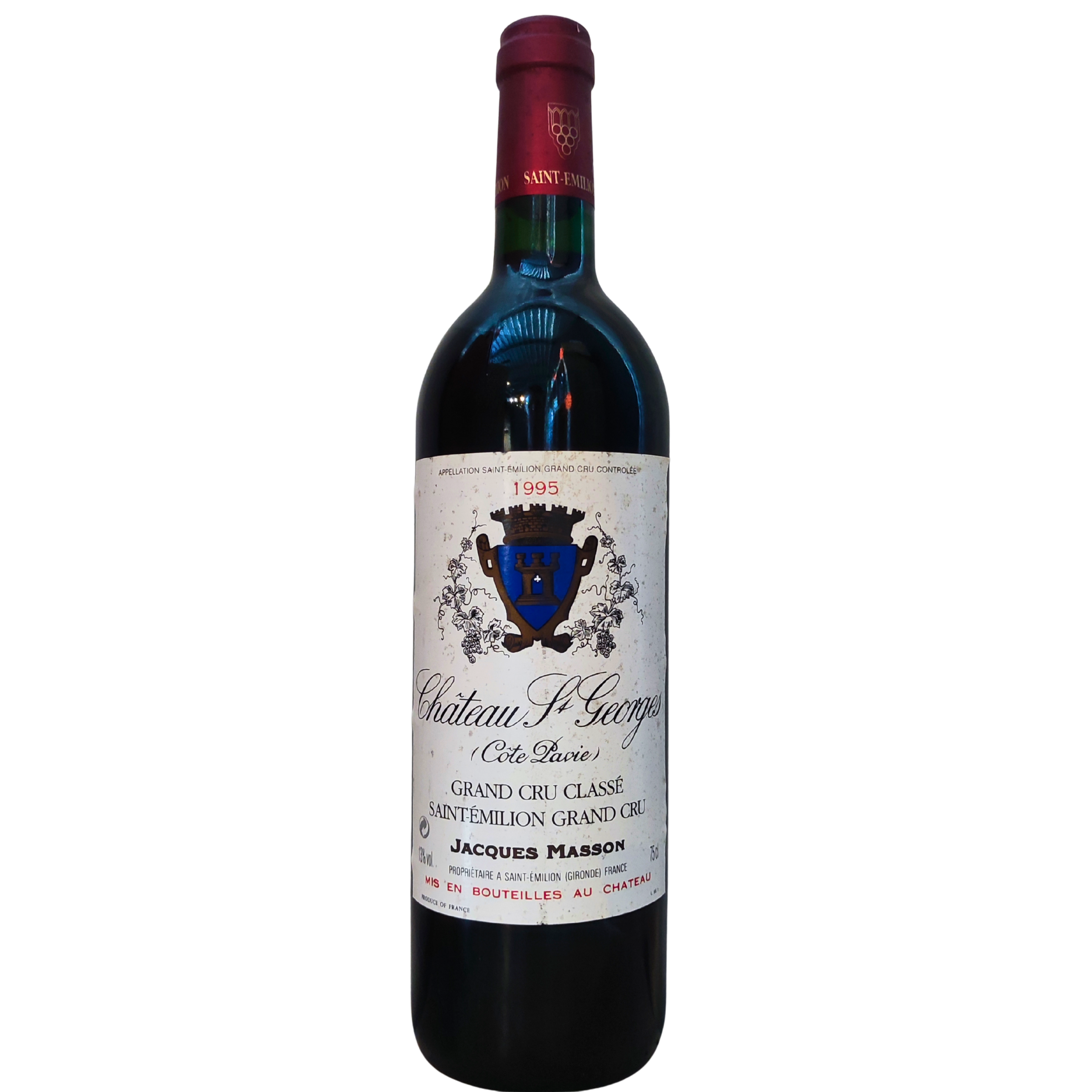 9a14bdd7-f232-4c8c-ad2f-93e86c7db315 Chateau Saint Georges "cote Pavie", 1995, Saint Emilion Grand Cru, 75cl – Image 1