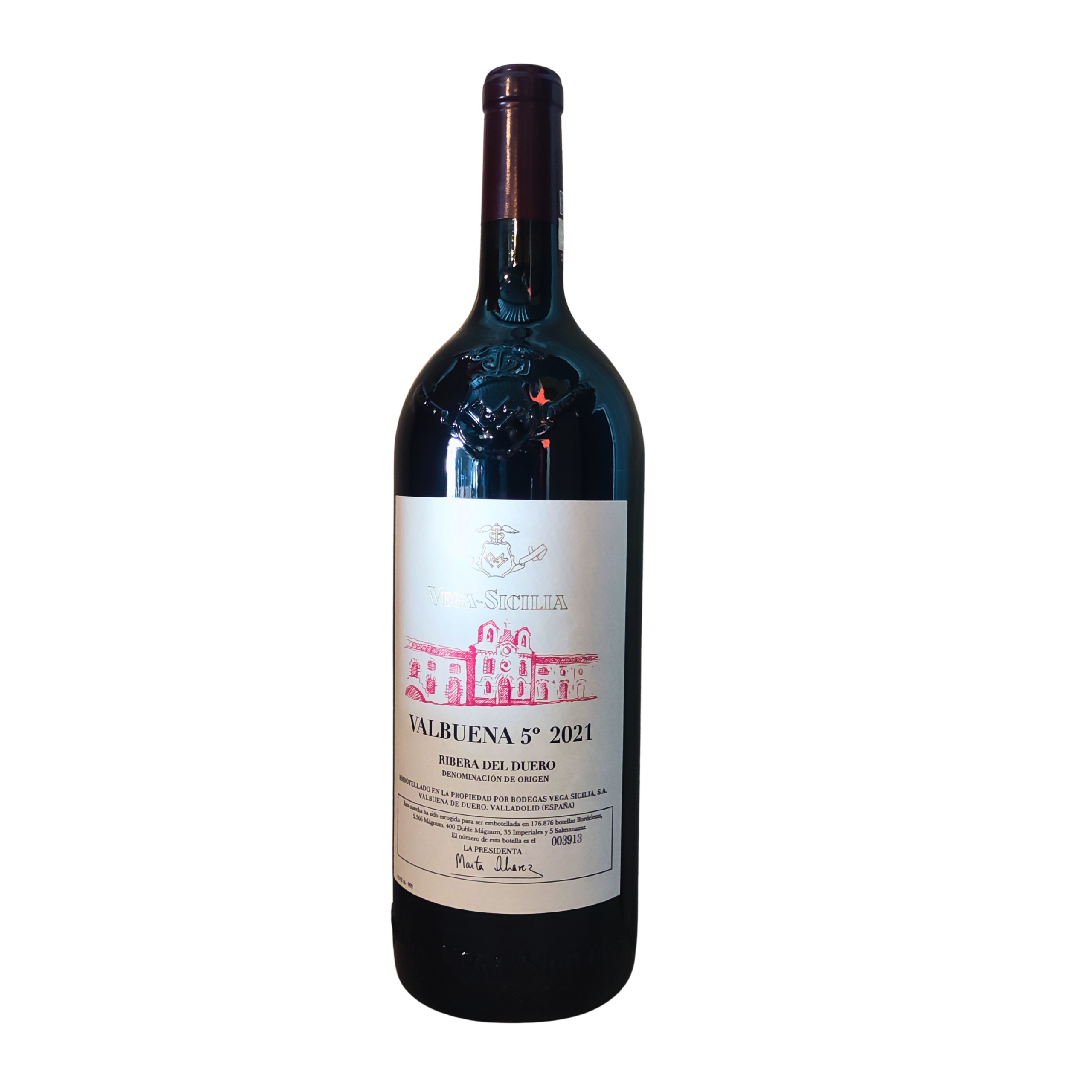 60794273-ee5c-4972-a21d-a908ede37709 Vega Sicilia Valbuena 5°, Ribera Del Duero, 2021 150Cl, Magnum 14.5° – Image 1